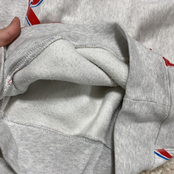 Gray Champion Logo crew neck cotton sweater, size medium - Picture 7 of 10